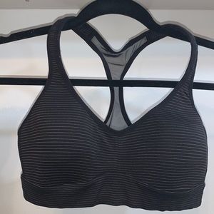 Lululemon Black W/Gold Sports Bra